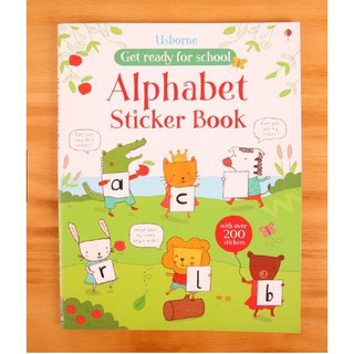 Bộ nhập - Usborne sticker book - Alphabet