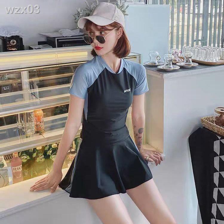 Áo tắm Hot Spring Nữ Fairy 2020 Phong cách mới Che bụng và mỏng đi Bảo thủ Phân chia Sinh viên Les Sports hai mảnh | BigBuy360 - bigbuy360.vn