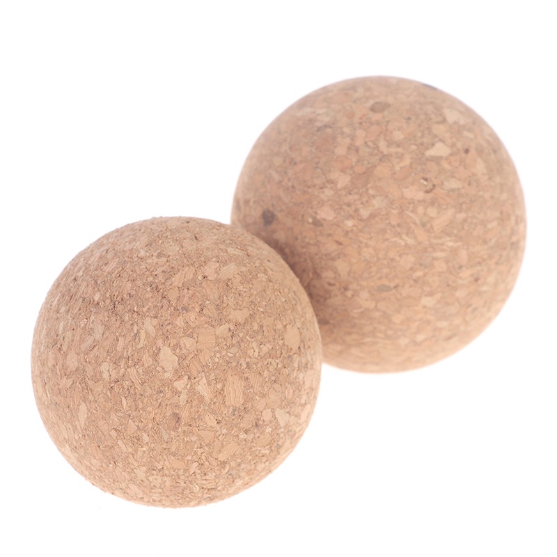 Bộ 2 Nút Bần Gỗ Tròn 55 / 61mm Trang Trí Chai Rượu Vang