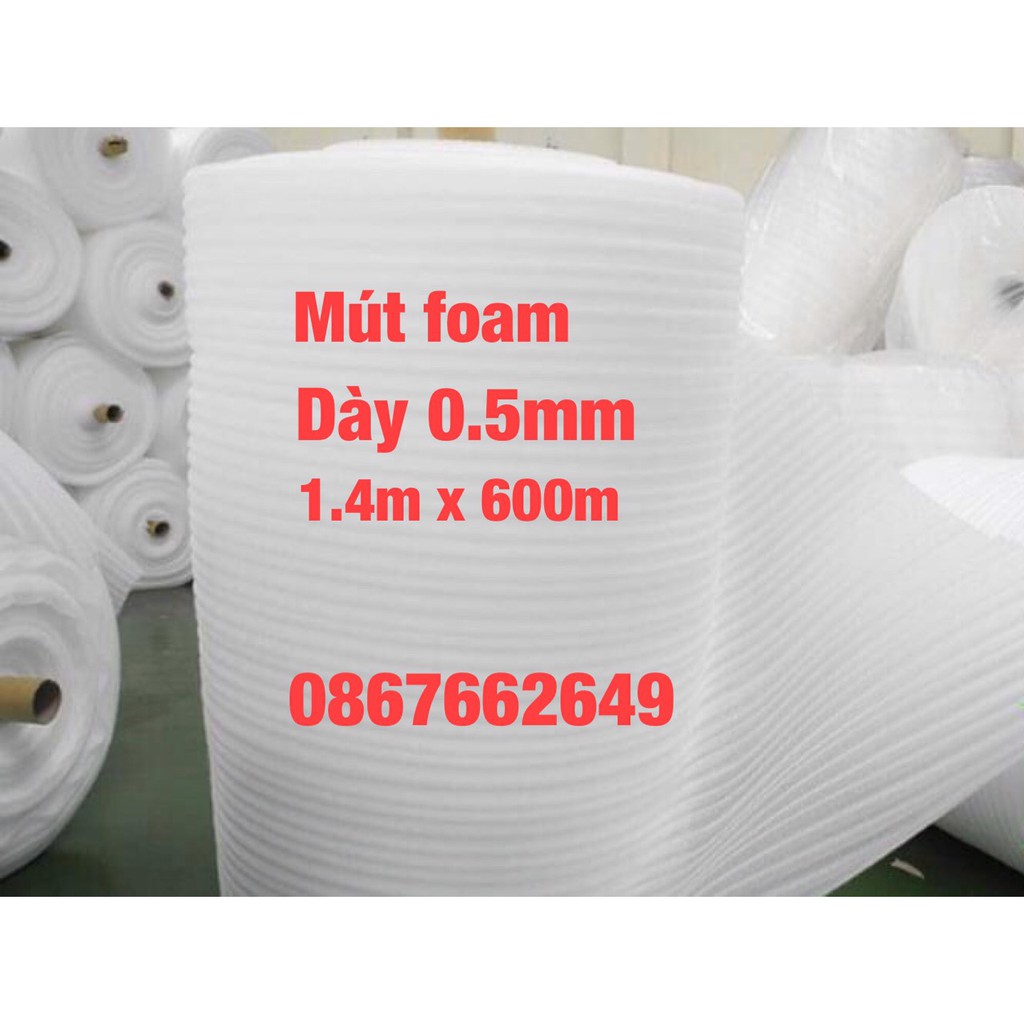 Xốp Foam dày 0,5mm gói hàng chống xước, bảo vệ hàng hóa