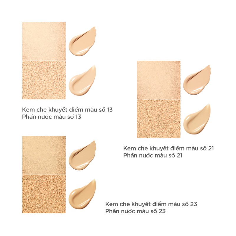 Kem phấn nền 2 lần che phủ Laneige Layering Cover Cushion &amp; Concealing Base (16.5g)