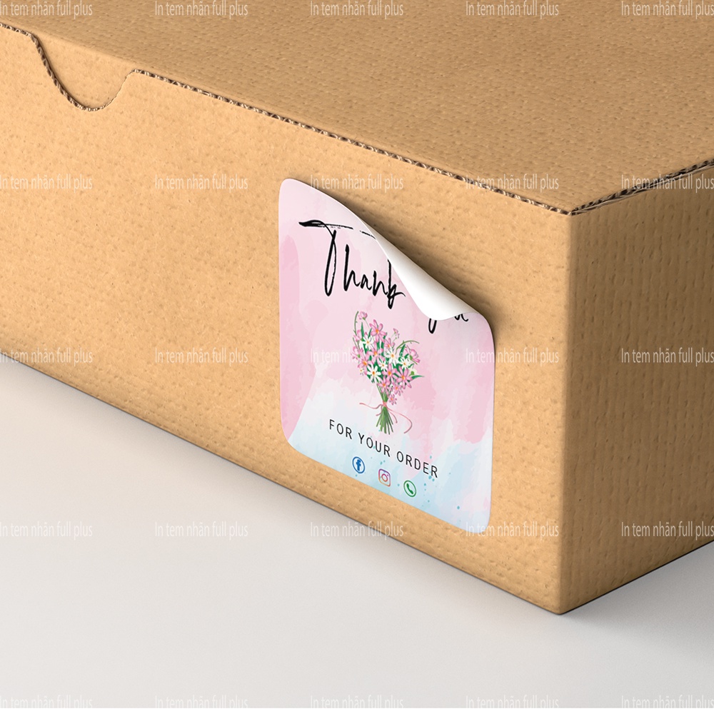 [MÃ HOT] Combo 200 tem Thank You, Tem dán cám ơn