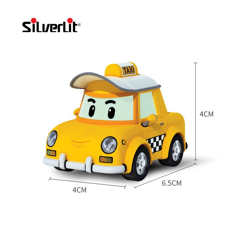 Hàng chính hãng POLI Hàn Quốc - CAP Hợp Kim Silverlit (Tray) - Poli và các bạn - Đội xe cứu hộ - Robocar Poli