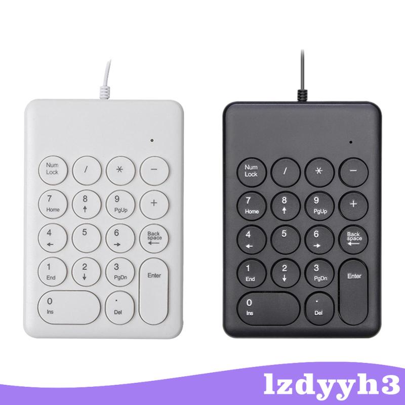 Bàn Phím Số 18 Phím Có Dây Lzdyyh3 Dùng Cho Laptop Máy Tính Để Bàn