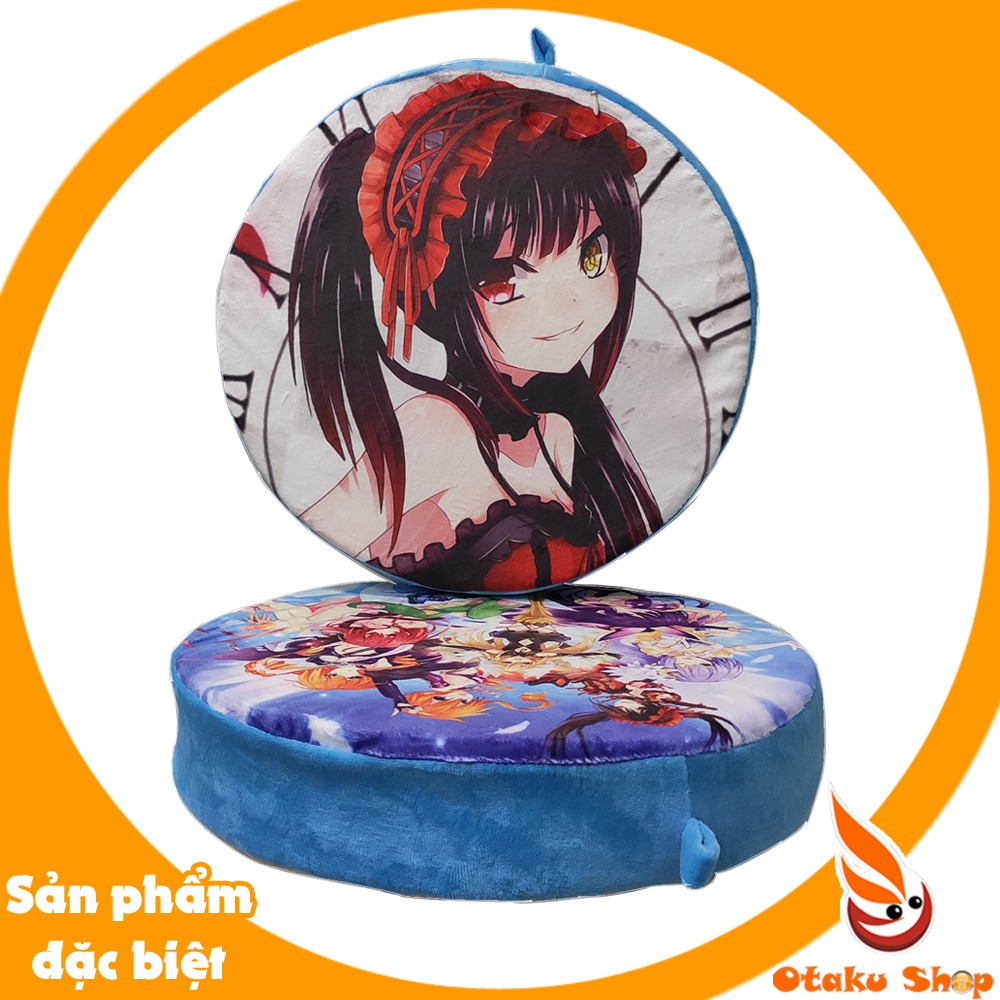 Đệm tựa lưng, gối ôm tròn, nệm ngồi in hình Anime Date A Live - Otaku Shop