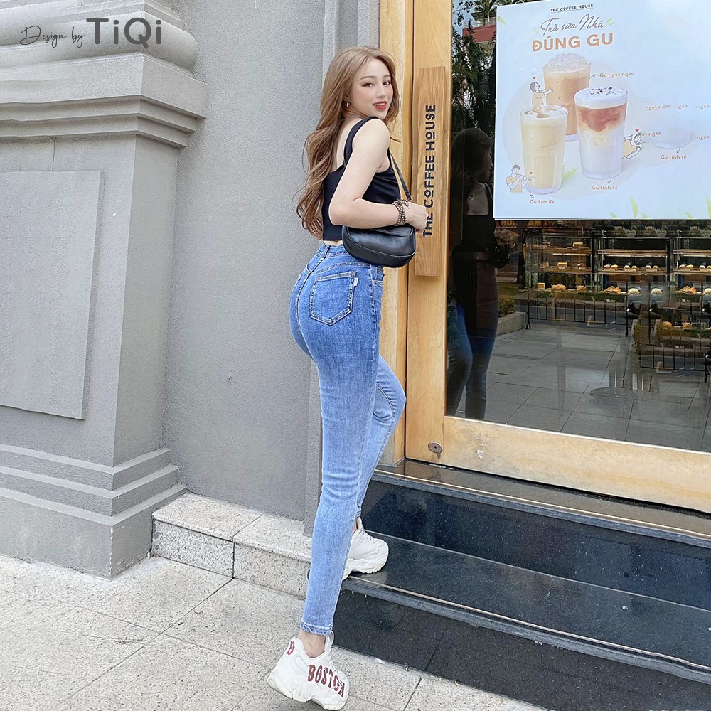 Quần Jean Nữ Skinny Lưng Cao Form Ôm Màu Ombre TiQi Jeans G1-01 | BigBuy360 - bigbuy360.vn