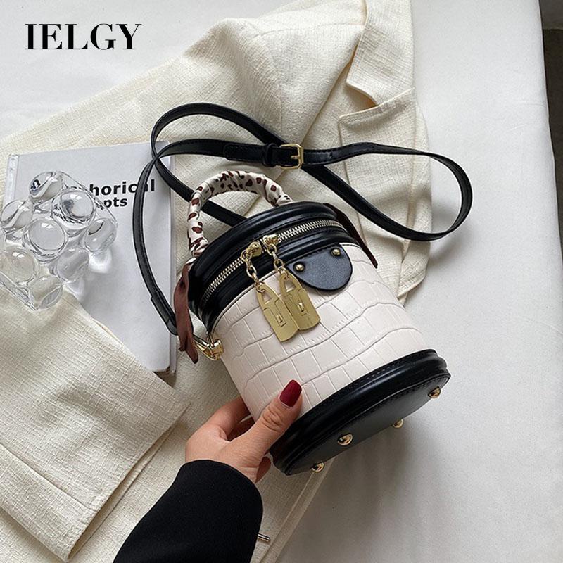 Túi đeo chéo IELGY kiểu xô dễ phối đồ thời trang dành cho nữ