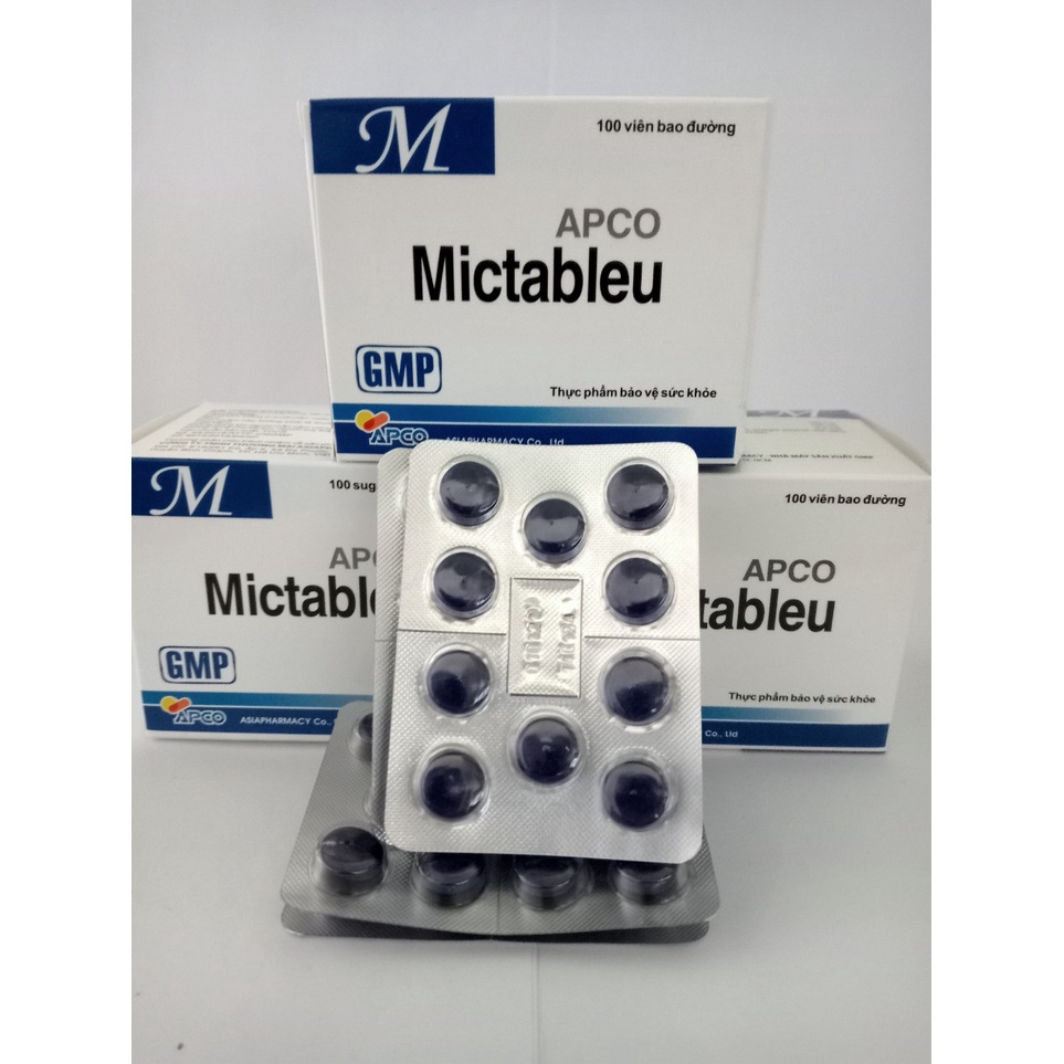 MICTABLEU Apco hộp 100 viên giúp thanh nhiệt, lợi tiểu.