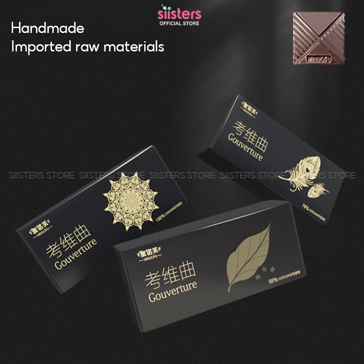 Combo 10 hộp Socola đen đắng nguyên chất không đường