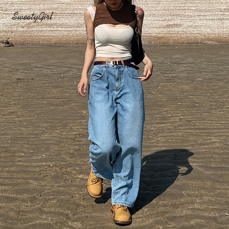 Áo Tank Top Cổ Tròn Màu Tương Phản Thời Trang 2022 Quyến Rũ Cho Nữ