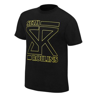 Áo phông WWE Seth Rollins vàng đen