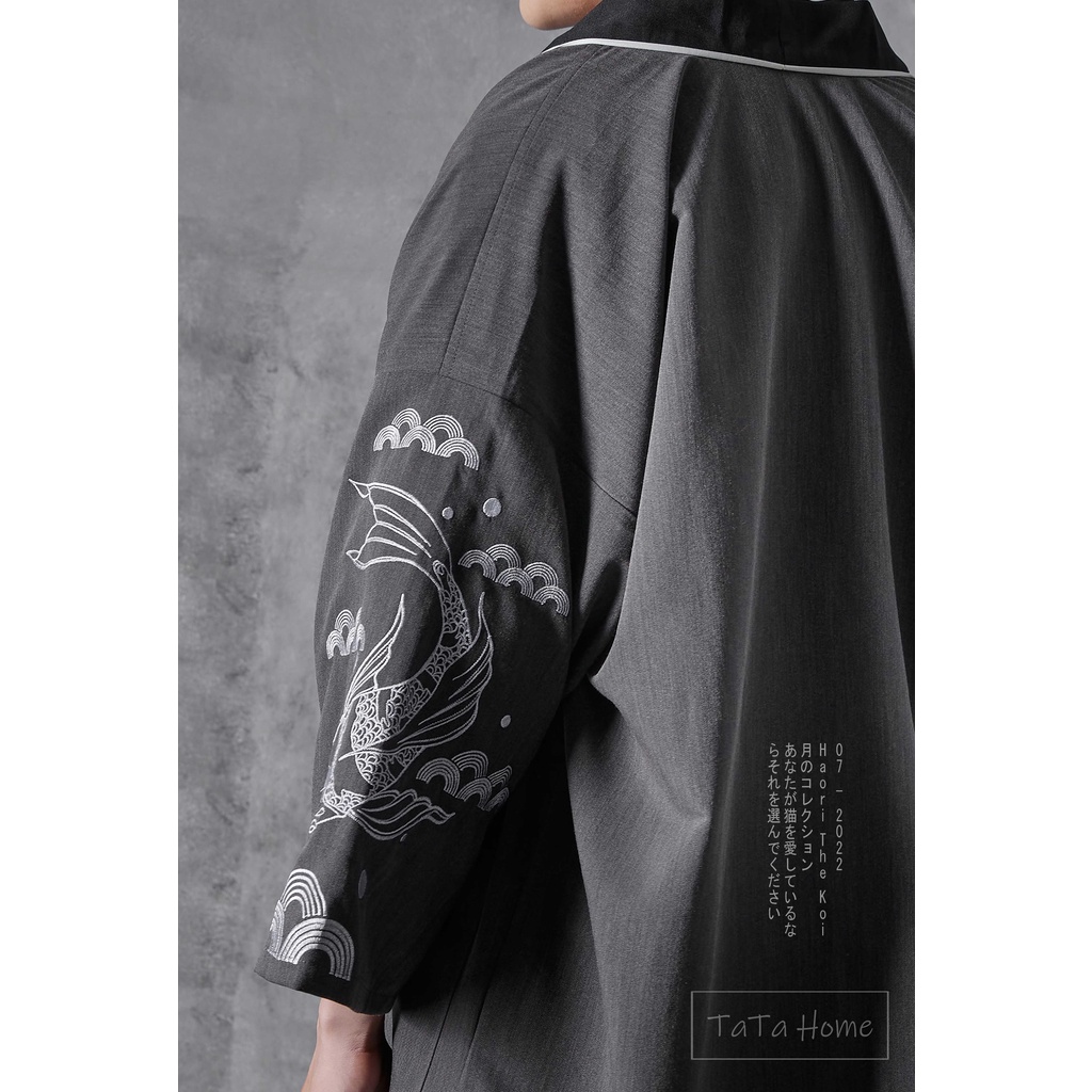 Áo Khoác Phong Cách Nhật Bản - Haori The Koi - TaTa Home