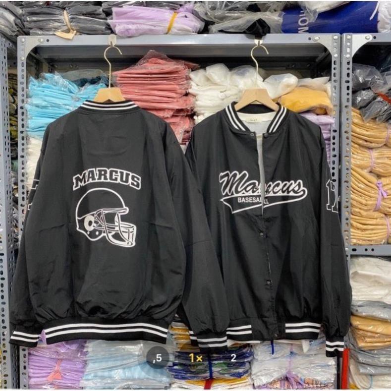 Áo khoác Bomber dù MC MARCUS form rộng 2 lớp nam nữ Unisex siêu phẩm KMG
