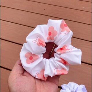 Cột tóc scrunchies pastel