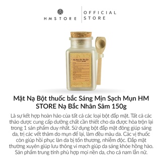 BỘT NẠ BẮC NHÂN SÂM HM STORE