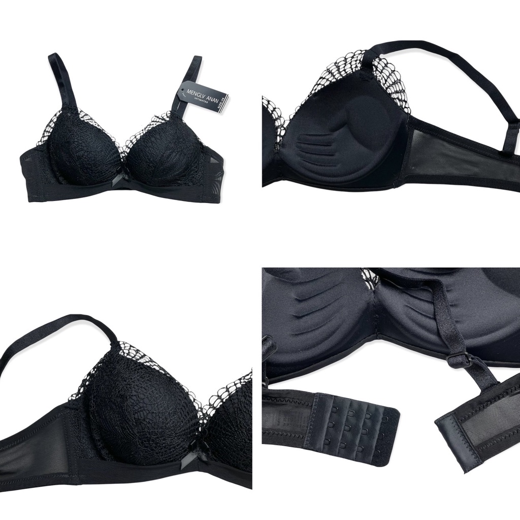 Áo Lót Nữ Bra Ren Không Gọng Nâng Ngực Mềm Mại Cao Cấp PINKSTORE ML03