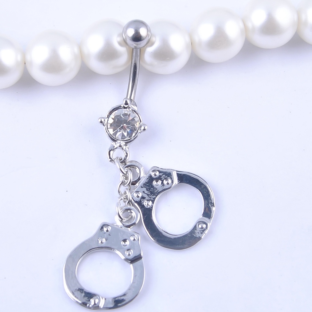 Khuyên rốn đính đá lấp lánh