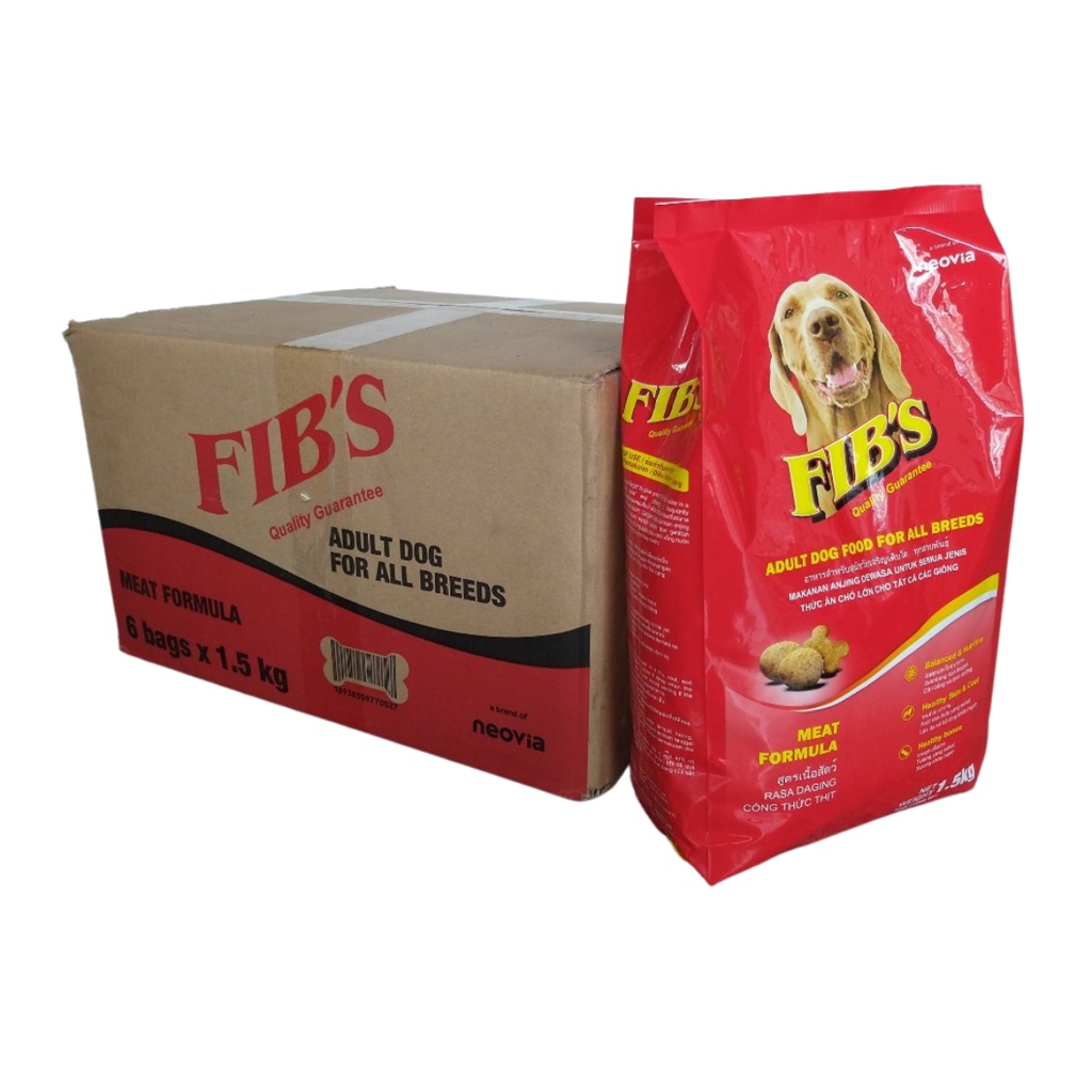 [Chính hãng][Date xa][Hỏa tốc]Hạt Chó Lớn Fib's Gói 1.5Kg Trên 12 Tháng Tuổi