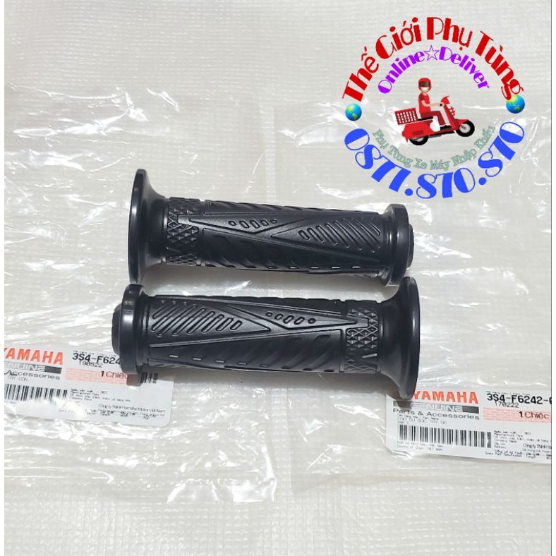 Cao su tay lái - bao tay Sirius zin chính hãng Yamaha Việt Nam - 3S4-F6242-01 /3S4-F6241-01 /3S4-F6240-01