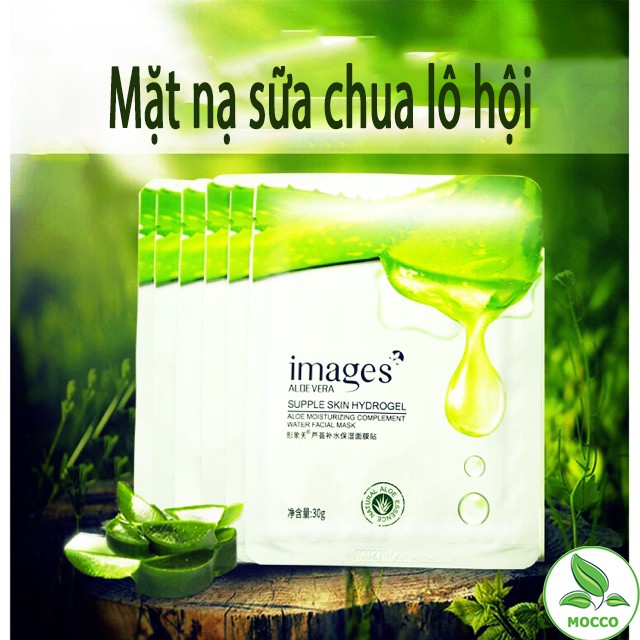 Mặt nạ giấy dưỡng ẩm sáng da sạch mụn lô hội
