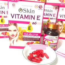 Viên Uống Oskin Vitamin E đỏ