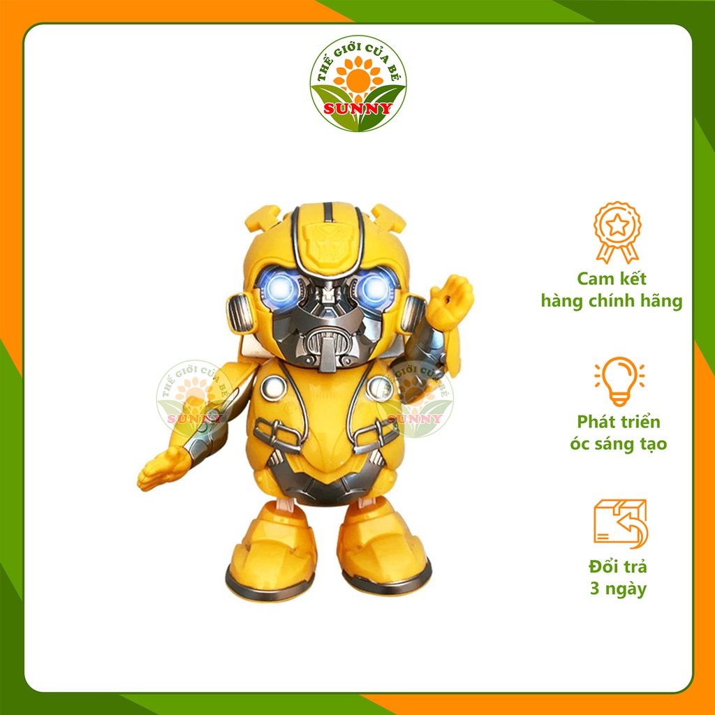 Đồ chơi robot nhảy theo nhạc Bumblebe cho bé trai - Đồ chơi trẻ em vui nhộn - Sunny