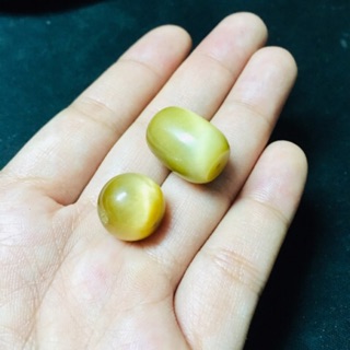 Combo viên mắt hổ vang 14li và Lu thống mắt hổ vàng 14x18mm
