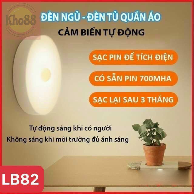 [FREE SHIP] ĐÈN LED CẢM BIẾN TỰ ĐỘNG DÙNG LÀM ĐÈN HÀNH LANG, ĐÈN TRONG TỦ QUẦN ÁO