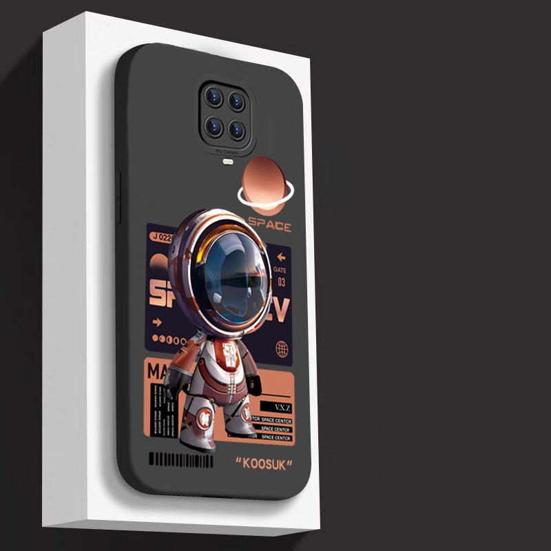 Ốp điện thoại KOOSUK silicon mềm hình phi hành gia 3D cho Xiaomi Redmi Note 9 Pro Max 9S 10X 4G