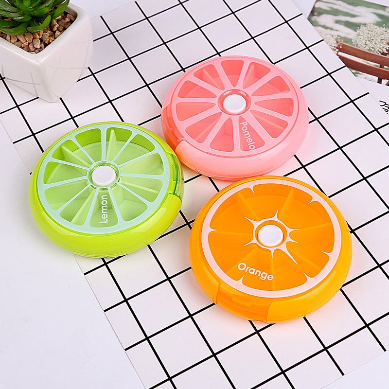 Hộp Đựng Thuốc Đa Năng 7 Ngày Tròn AP6