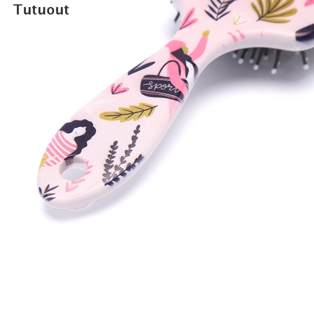 [Hàng mới về] Lược chải tóc massage da đầu chống tĩnh điện họa tiết hoạt hình dễ thương tiện dụng