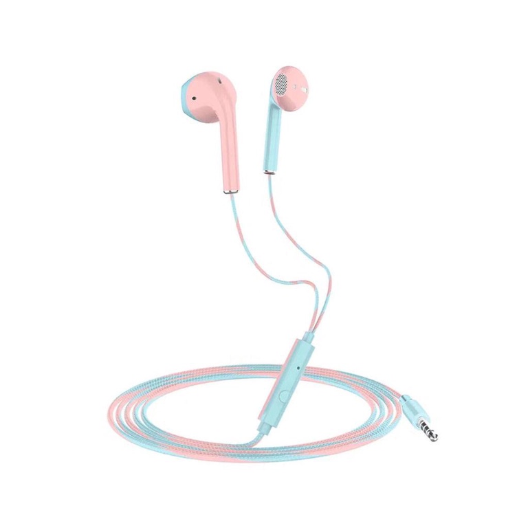 Headphones In-ear Wire Control With Built-in Microphone Mobile Game Headset