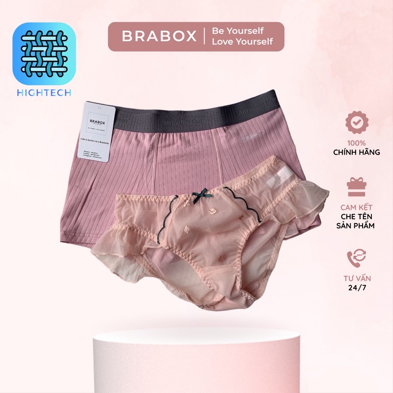 Quần lót đôi nam nữ couple nhiều mẫu  cotton modal 50S BRABOX