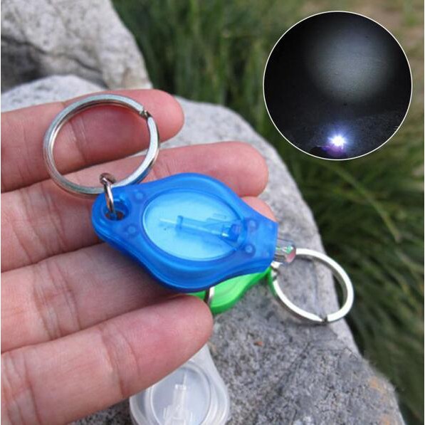 mini light keyring Colorful LED flashlight torch