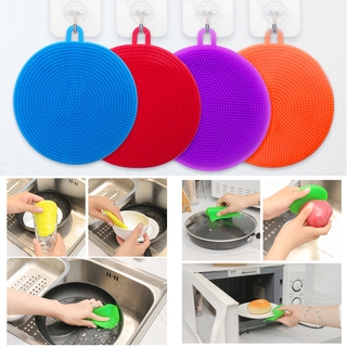 Miếng silicon rửa chén dày dặn cho nhà bếp