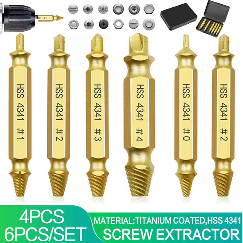 Bộ Mũi Khoan Tháo Ốc Vít Hư Hỏng Chuyên Dụng