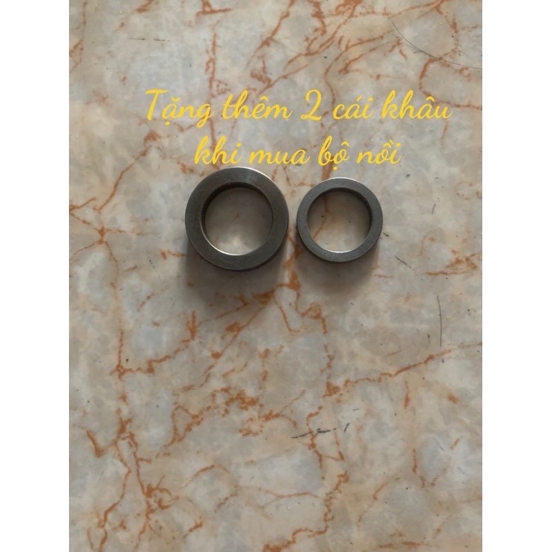 Full bộ nồi trước + sau Fu 1/ Dream / super Dr/ W anpha/ W@ 100/ W Rs 100 zin hãng Honda với fcc