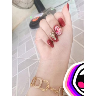 hoa bột nail mẫu nn
