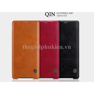 Bao da sony xperia xz3 nillkin qin chính hãng
