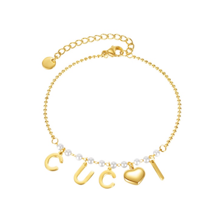 Lắc Tay Nữ Vòng Tay Titan Ko Rỉ Dây Bi TT 4145