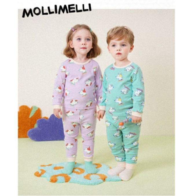 (Sz 90,110,120,130)-Bộ cotton Mollimelli VN xuất Hàn