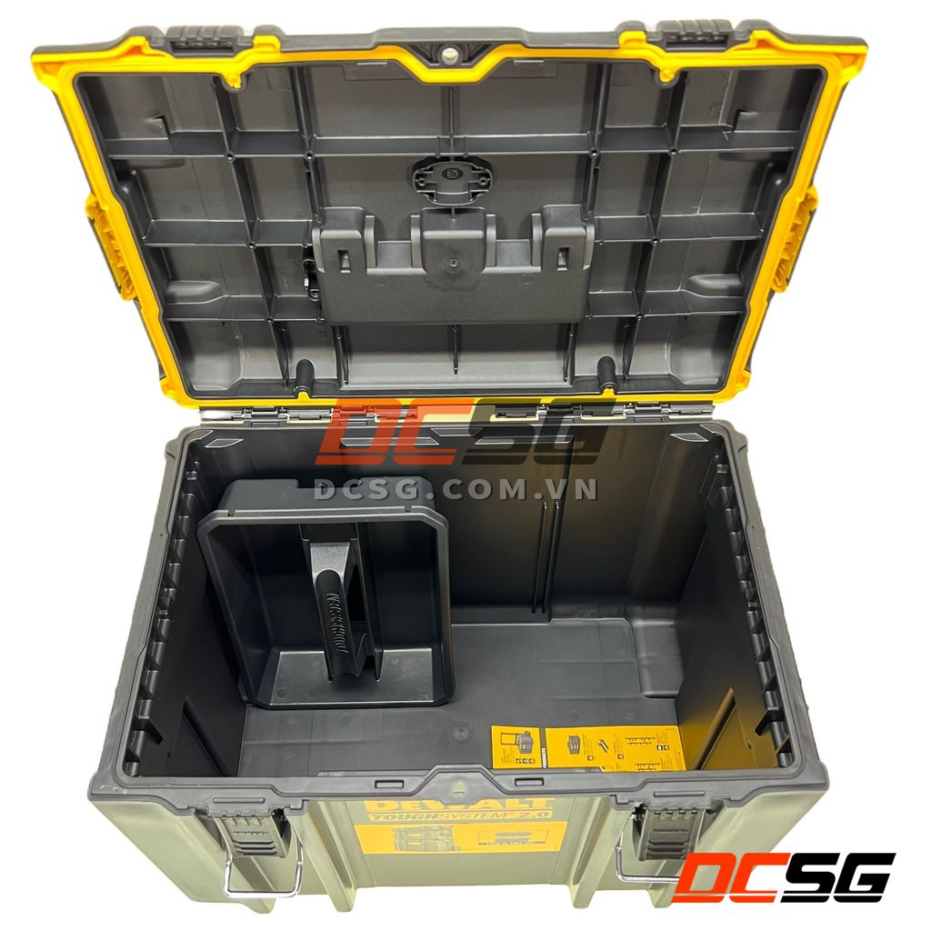 Thùng đồ nghề nhựa 55.5x37.5x41.5cm TOUGHSYSTEM 2.0 DEWALT DWST83342-1 | DCSG