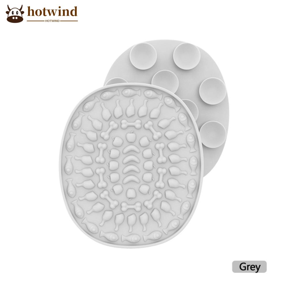 Đĩa Silicone Tròn Đựng Thức Ăn Cho Chó Liếm Kèm Móc Hít Chân Không