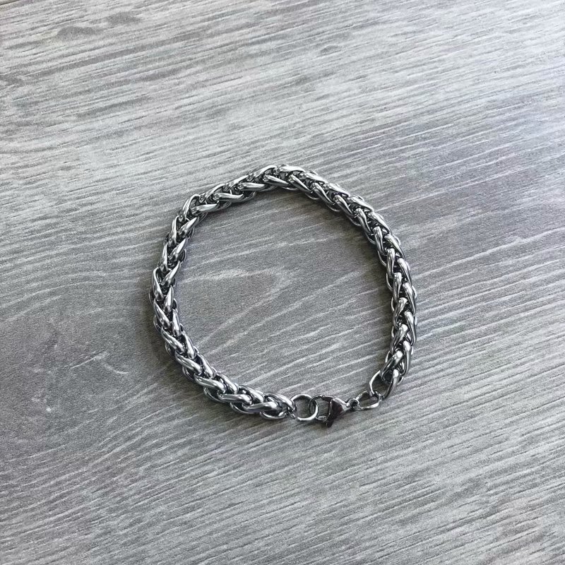 Vòng Đeo Tay Thép Titan Phong Cách Âu Mỹ Cá Tính