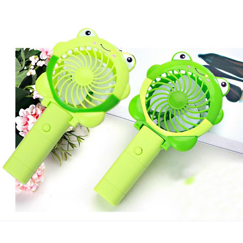 PVN25511 Quạt tích điện mini cầm tay hoạt hình không có đèn để bàn cẩm tay đều được T2 .