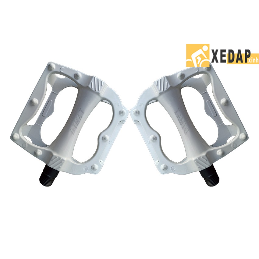 Pedan Bàn Đạp Xe Đạp Full Hợp Kim Nhôm Siêu Nhẹ MẫuTrắng- Hàng Chính Hãng