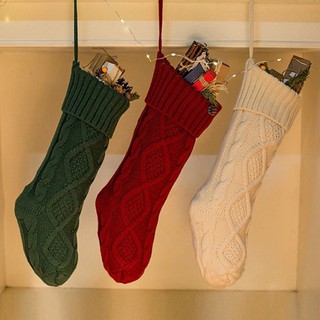 Candy Socks Christmas Stockings Gift Filler Knitted Decoration