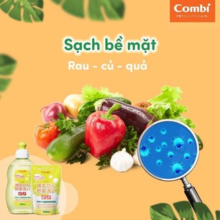 Nước rửa bình sữa Combi [ mua 1 chai tặng 1 túi ]