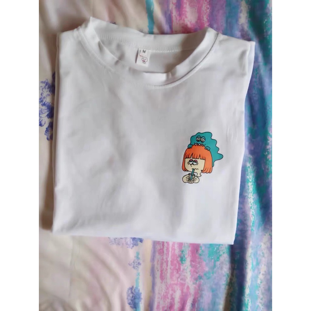 Áo thun tay lỡ CoolZ phông Unisex nam nữ Cotton oversize form rộng Cô gái Look CZ098 | BigBuy360 - bigbuy360.vn