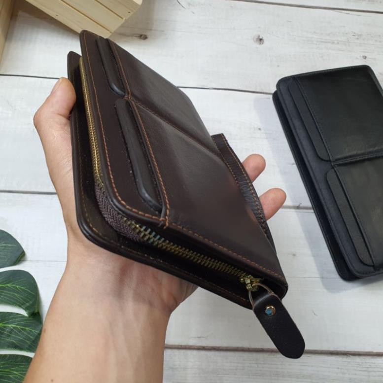 [Da thật] Clutch cầm tay da bò thật CL108 - 100% DA BÒ THẬT BH 3 NĂM